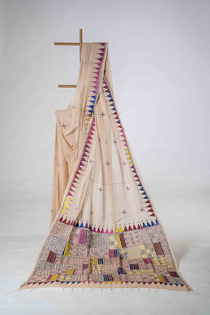 Pure kantha Cotton Saree