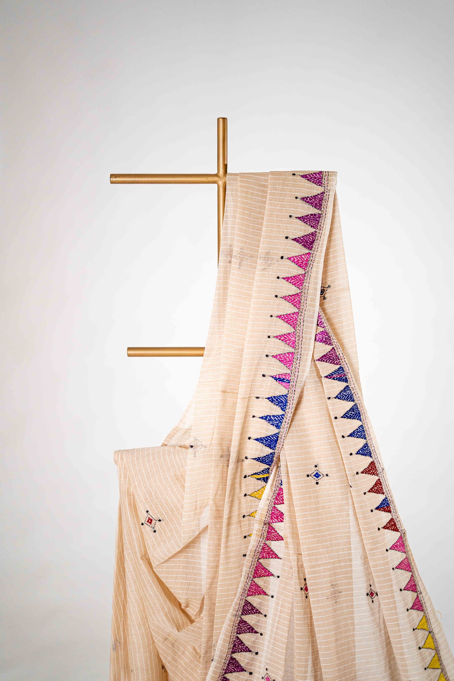 Pure kantha Cotton Saree