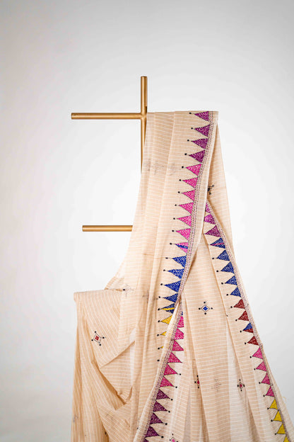 Pure kantha Cotton Saree