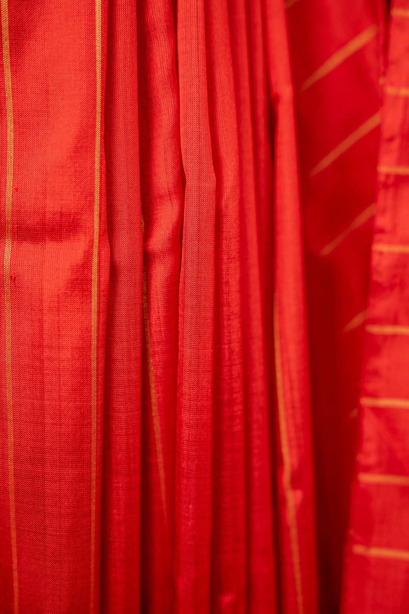 Crimson Red Khandua Silk Saree with Flame Teardrop Ikat Motifs | Odisha Handloom