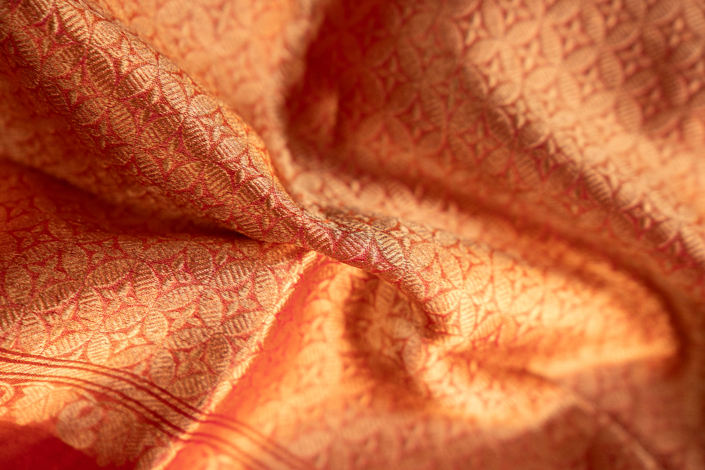 Magenta Red/Rani Pink Tissue Silk Saree