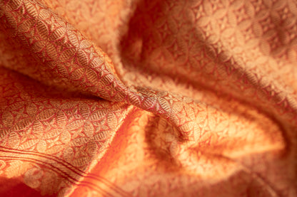 Magenta Red/Rani Pink Tissue Silk Saree
