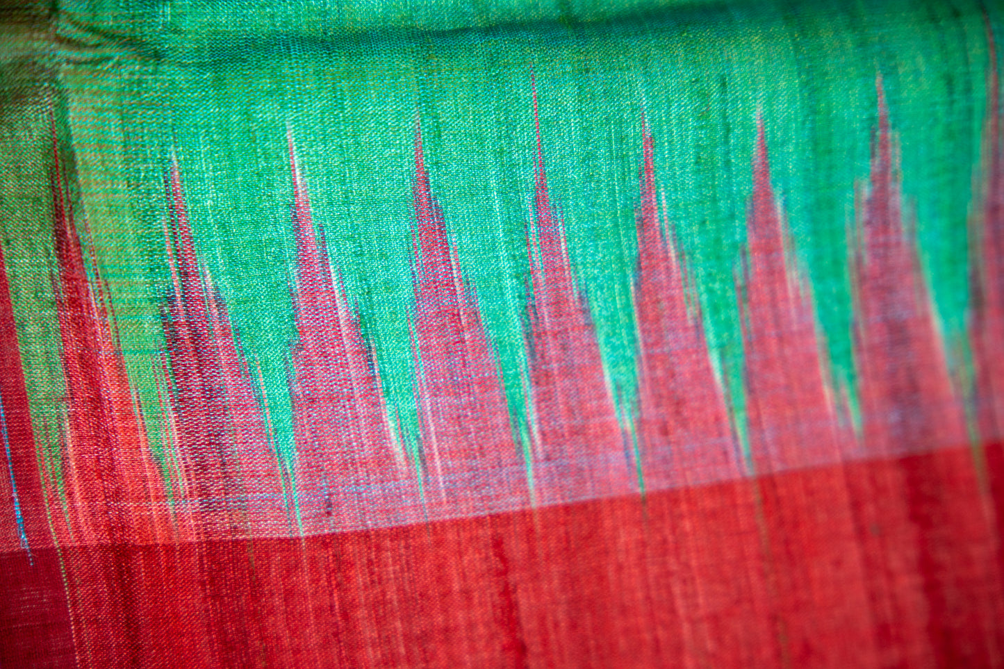 Deep Wine/Maroon with off-white Tussar Silk Dupatta