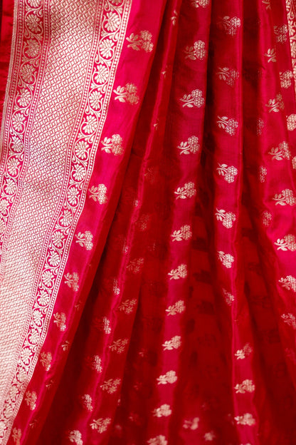 Pure Katan Silk Saree With Grapes Motif