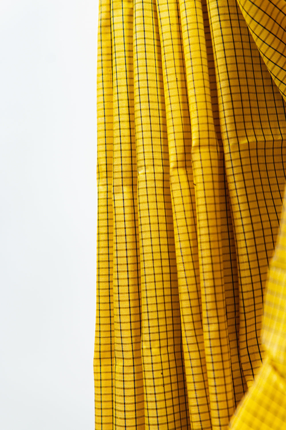 Turmeric Yellow Khandua Silk Saree with Hansa & Fish Ikat Border