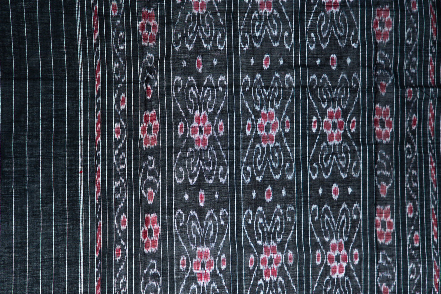 Royal Blue Sambalpuri Cotton Saree with Padma Ikat Medallion