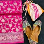Banarsi Saree Pink-Hand woven