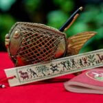 Dhokra Fish Pen Stand
