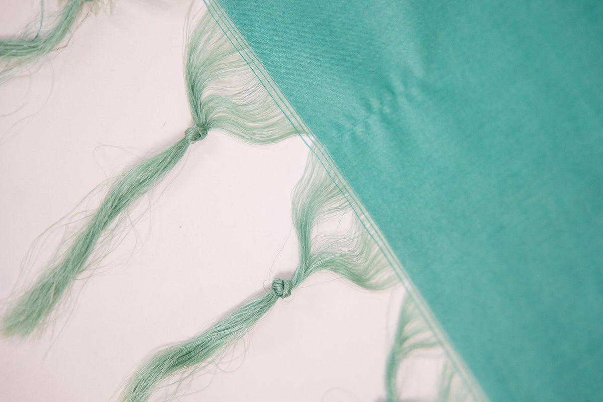 Sea Green Leaf Motif Banarasi Dupatta