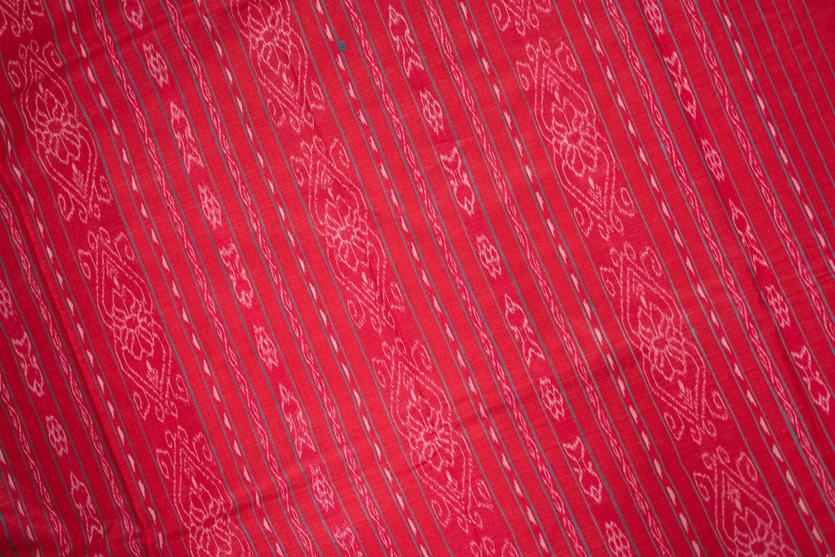 Sea Green Maroon Temple Tussar Saree