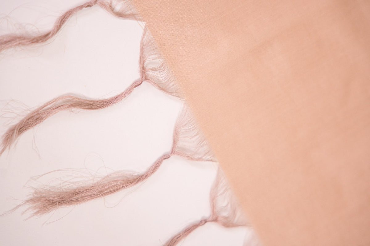 Taupe Beige Leaf Booti Banarasi Dupatta