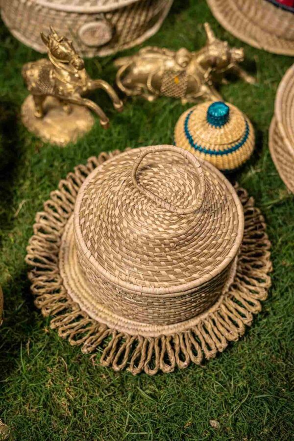 Round Utility Box (Sabai Grass)