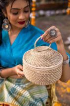 Round Utility Box (Sabai Grass)