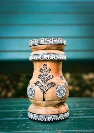 Candle Stand (Wooden & Hand Painted)