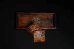 Wooden Tray Coaster Set