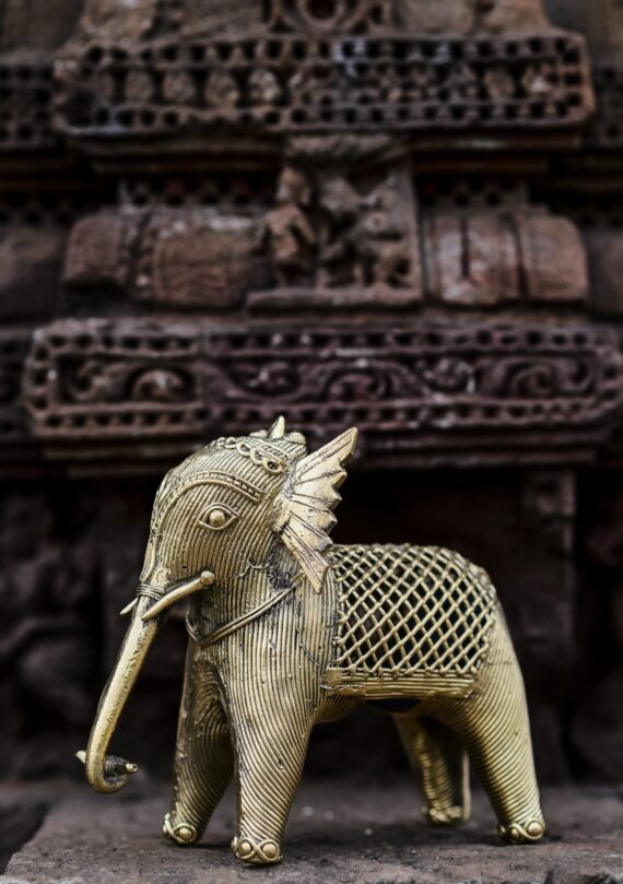Elephant Dhokra showpiece