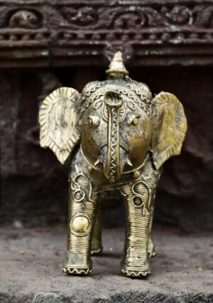 Elephant Dhokra showpiece