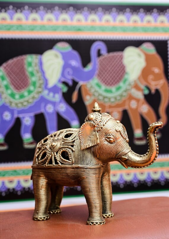 Elephant Dhokra showpiece