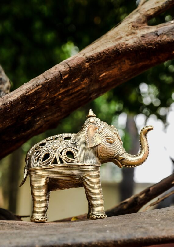 Elephant Dhokra showpiece