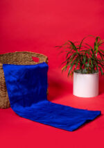 Pure Raw Silk Fabrics | Royal Blue | Handwoven