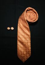 Cotton Silk Self Plaid Tie