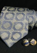 Cotton Silk Self Plaid Tie