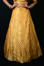 Banarsi Yellow lehenga